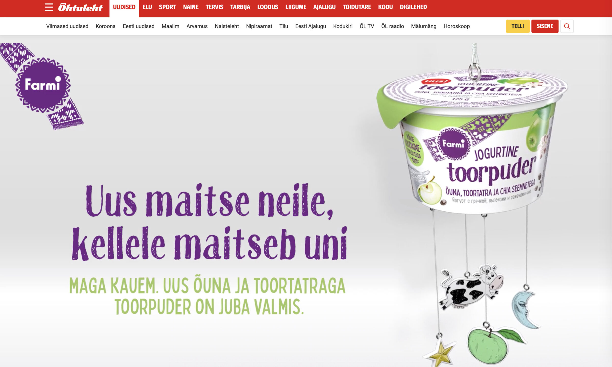 vaartuspakkumine farmi